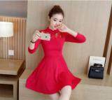 [Pre-Order]  JYS Fashion : Red Midi Dress Collection 36  4450 (ETA: 2021-12-31)