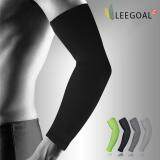 leegoal Sports Sunscreen Sleeve, Unisex Sun Block UV Protection Band Protective Hands Arm Sleeve Glove For Outdoor Activities Skin Protection,Black