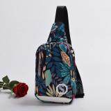 Men Chest Bag Man Woman Cross body Shoulder Waist Sling Bag Lelaki(Green)