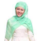 Muslim Women MU-27 Tudung Sarung / Scarf / Hijab Bawal Chiffon [GREEN]