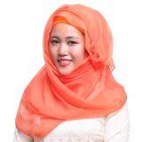 Muslim Women MU-27 Tudung Sarung / Scarf / Hijab Bawal Chiffon [ORANGE]