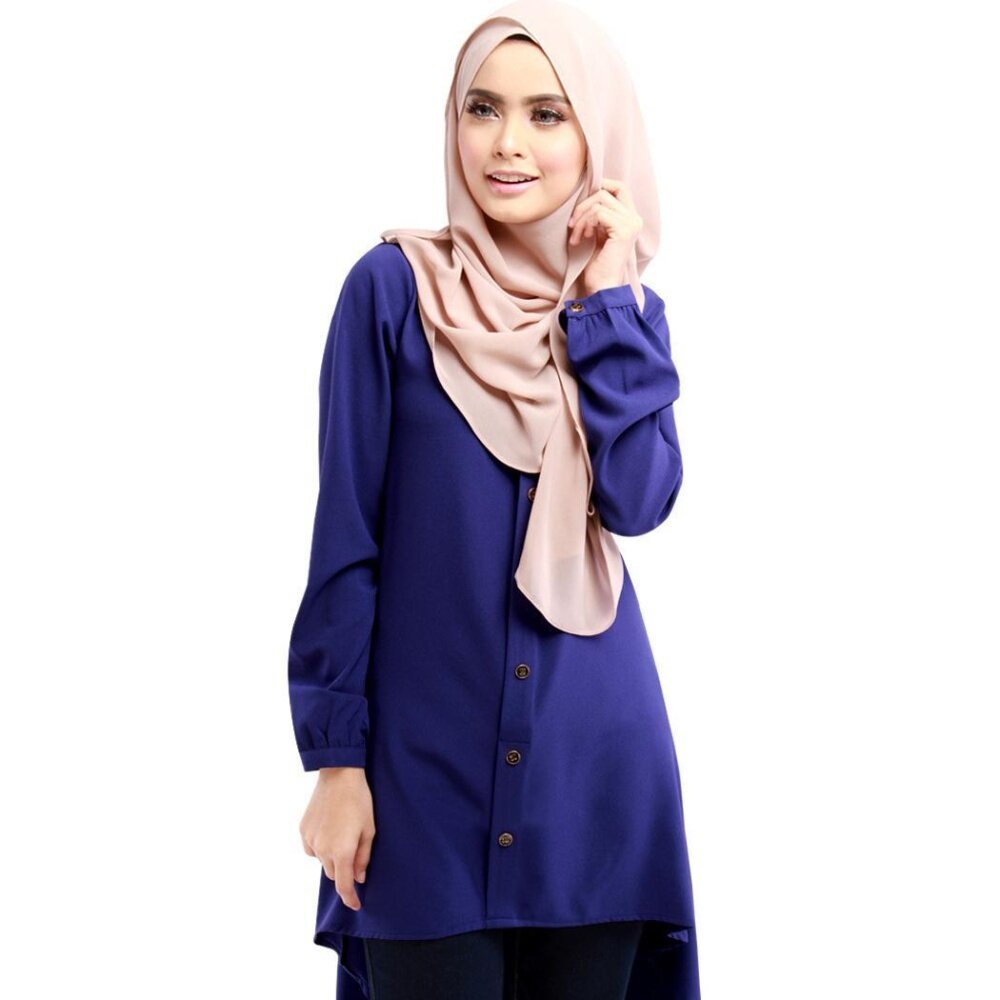 [Pre-Order] Muslimah Long Sleeves Round Neck Top (Size M- L) (ETA: 2023-05-31)