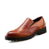 new summer men dress shoes wedding business shoes vintage Designer Formal footwear