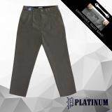 PLATINUM BIG SIZE Double Pleated Chinos PM651 (Grey)