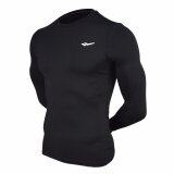 PRSP17616T MEN TIGHT FIT LONG SLEEVE-BLACK
