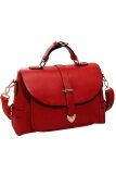 SoKaNo Trendz A101 PU Leather Messenger Bag Handbeg Wanita- Red