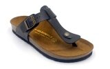 SoleSimple Copenhagen - Black / Casual Soft Footbed Flat Slippers &amp; Comfortable Shoes &amp; Sandal Shoe