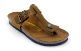 SoleSimple Copenhagen - Leather Camel / Casual Soft Footbed Flat Slippers &amp; Comfortable Shoes &amp; Sandal Shoe