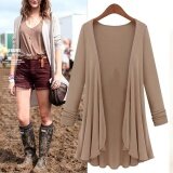 Sunshop Hot Spring Autumn Women Long Sleeve Casual Loose Sweater Cardigan Coat Plus Size Top ( Khaki )