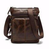 Vintage Men Casual Business Leather Shoulder Bag Messenger Crossbody Handbag US Coffee