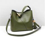 Munoor Women Handbags Italian 100% Genuine Cow Leather Fashinable Shoulder Bags Crossbody Top-handle Holder (Green)