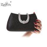Womens Elegant Crystal U-shaped Buckle Prom Evening Party Clutch Handbag Shoulder Bag B12 August 2018 - 3 Womens Elegant Crystal U-shaped Buckle Prom Evening Party Clutch Handbag Shoulder Bag B12 - 3