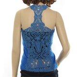ZANZEA New Fashion Plus Size S-3XL Tank Tops Summer Style Women Camisole Vest Lace Hollow Out Sleeveless Blusas Roupa Mujer Blue August 2018 - 2 ZANZEA New Fashion Plus Size S-3XL Tank Tops Summer Style Women Camisole Vest Lace Hollow Out Sleeveless Blusas Roupa Mujer Blue - 2