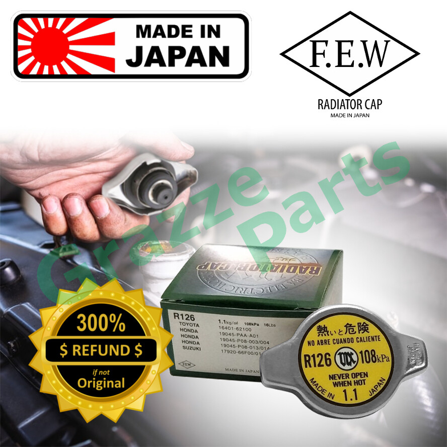 Futaba FEW 100% Made In Japan Engine Coolant Radiator Cap R126 1.1kg/cm ...