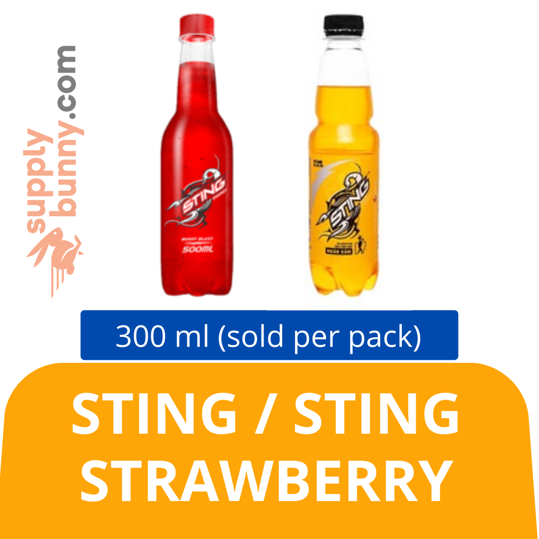 Sting / Sting Strawberry 300ml (sold per bottle) 越南原味汽水/越南草莓味汽水 PJ Grocer Sting / Sting Strawberry Berkarbonat