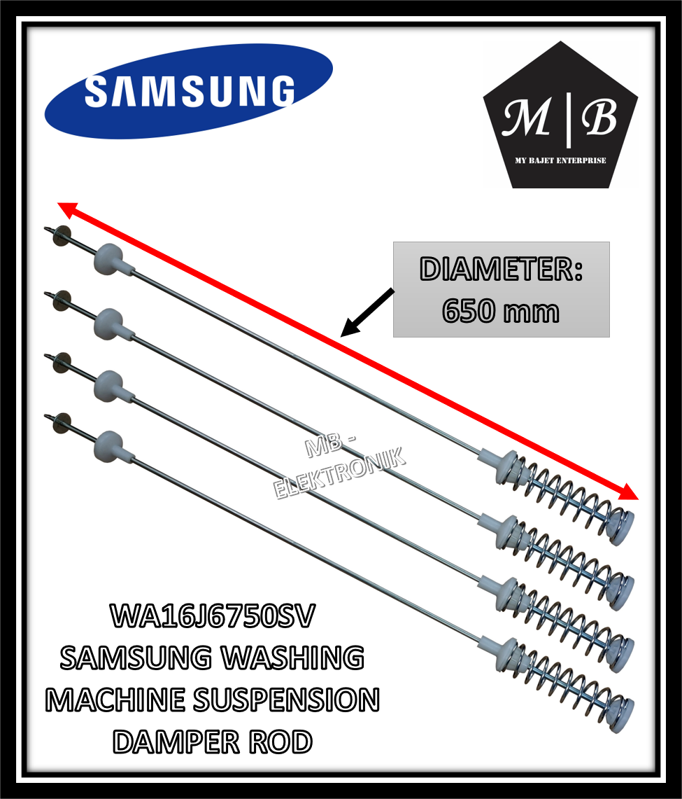 {1 SET} SAMSUNG WASHING MACHINE SUSPENSION DAMPER ROD / SPRING