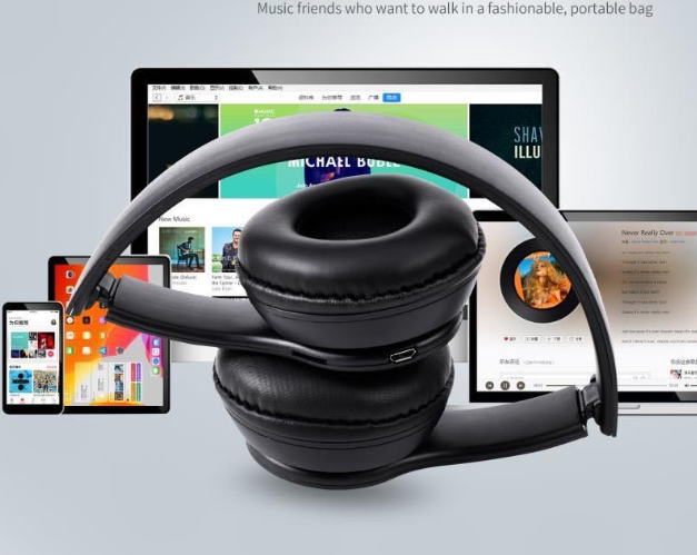 P47 Bluetooth Headphone Foldable Headset With Mic And Volume Control 3.5mm Audio Jack Wireless Bluetooth Headphone