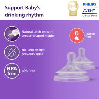 Philips Avent Natural Response Nipple Fastest Flow Baby Teat (2pcs) SCY966/12