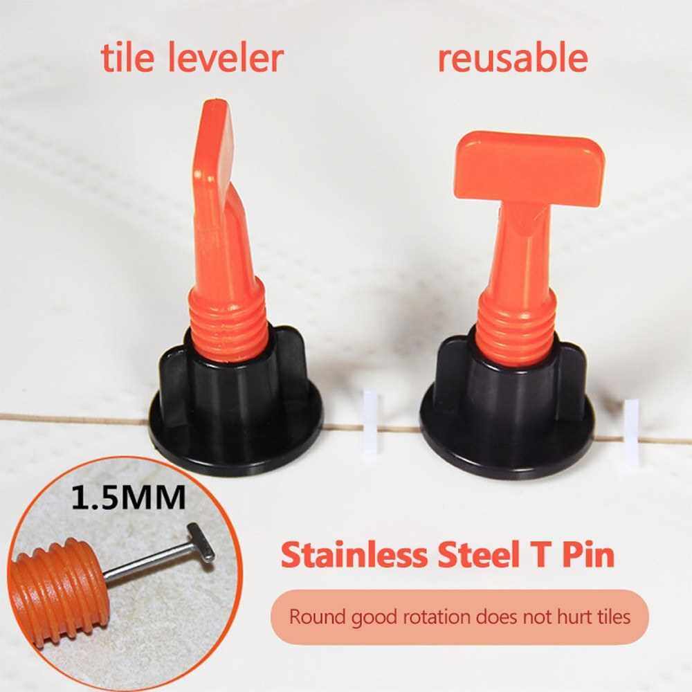 50pcs Tiles Can Be Recycled Using A Rotary Screamer Reuse The Regulator Tile Positioning Leveling Device (Standard)