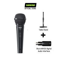 Shure SV200 Dynamic Vocal Microphone with XLR To QTR Cable SV 200 Karaoke Microphone Mikrofon Wayar