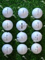 (Grade A 12 Pcs)Taylormade Used Golf Ball