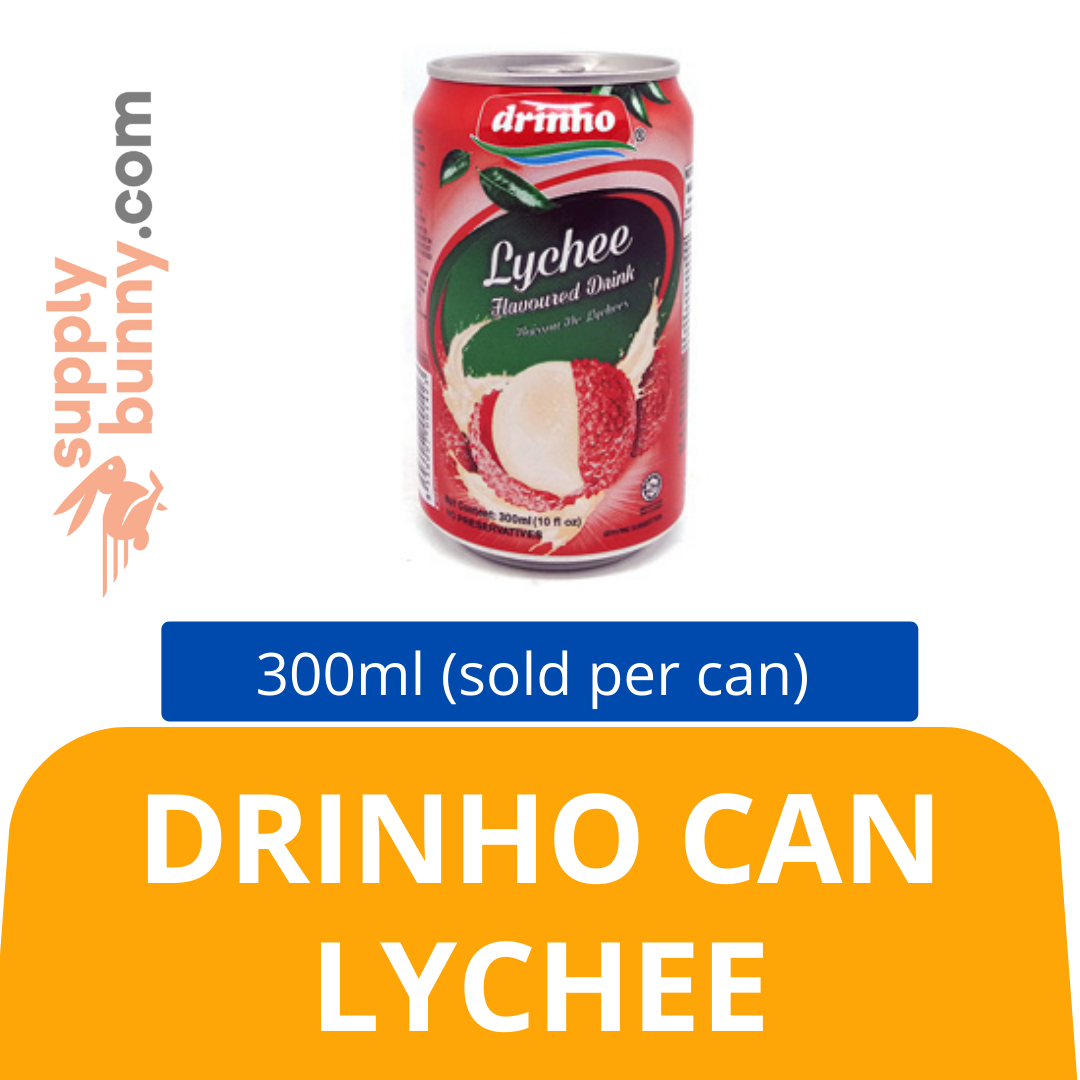 Drinho Can Lychee 300ml (sold per can) 顶好罐装荔枝饮料 PJ Grocer Lychee Tin
