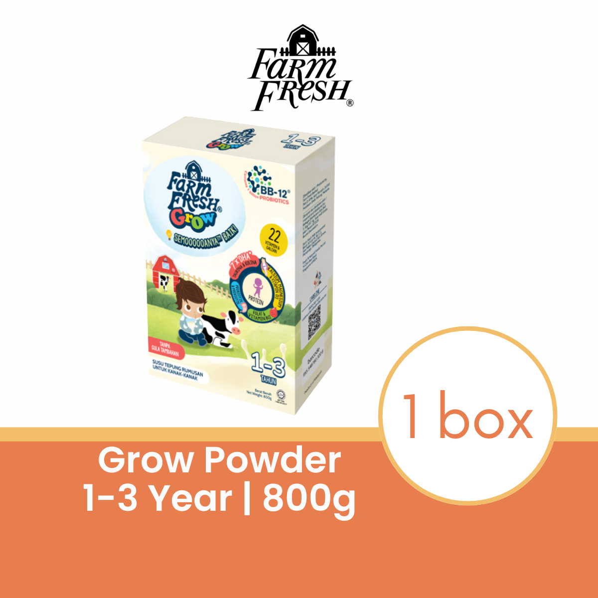 FARM FRESH Grow Powder 1-3 Years 800g