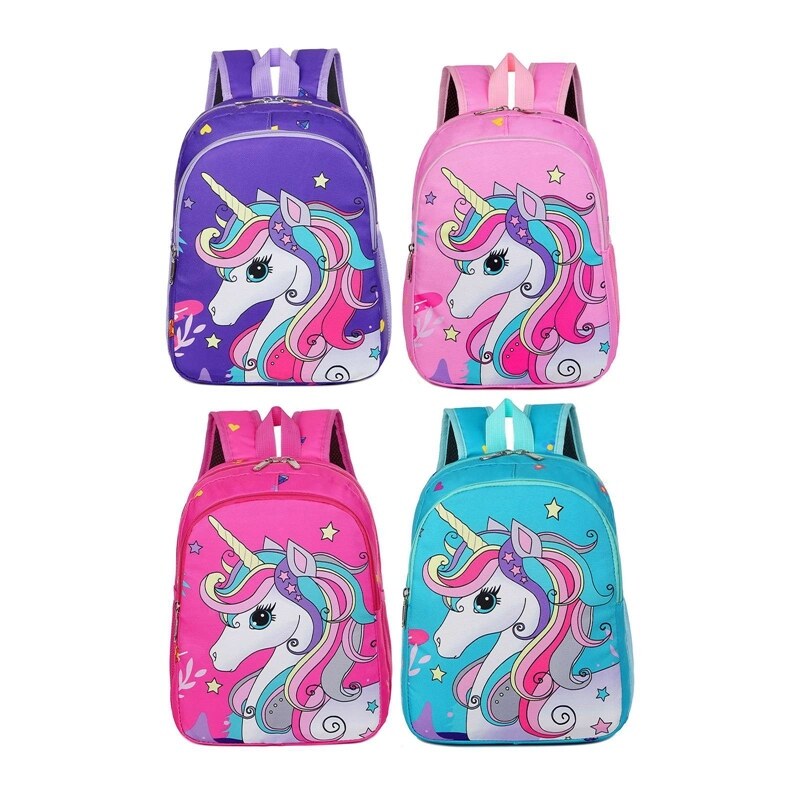 【Gesh department store 】 Unicorn cartoondreamycolor preschoolwater resistantchildren balo đựng đồ cho em bé