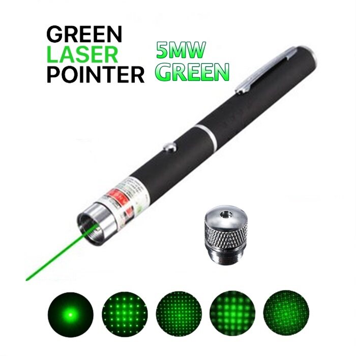 (Ready Stock) Long Range Green Laser Pointer Pen 5mW Laser High Power ...