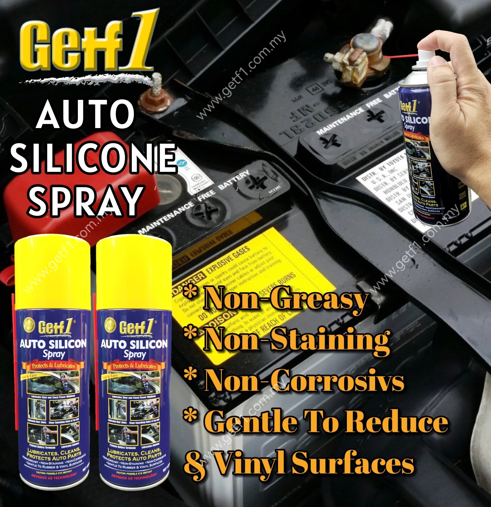 Getf1 Car Care Auto Silicon Spray 420ml Price, Reviews WapCar