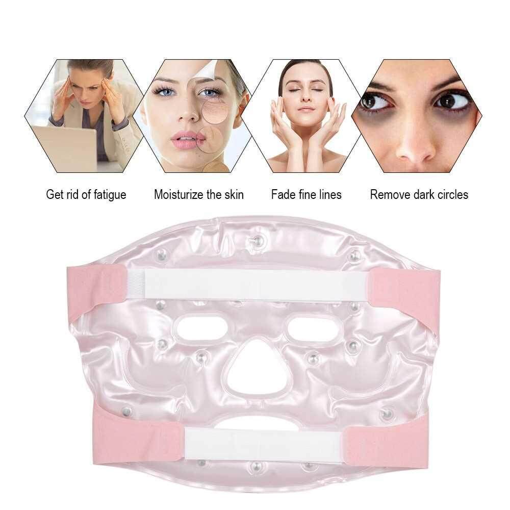 BEST SELLER Hot & Cold Face Gel Mask Facial Therapy Microwavable Freezable Reusable Relief Swollen Face Puffy Eyes Headaches Migraines