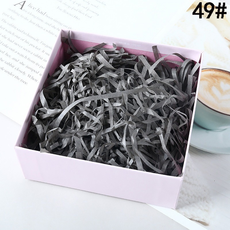 10g 100g Shredded Paper Crinkle Filling Gift Craft Pizza Box Surprise Foam Kotak Packaging Cebisan Kertas Fillers Hadiah