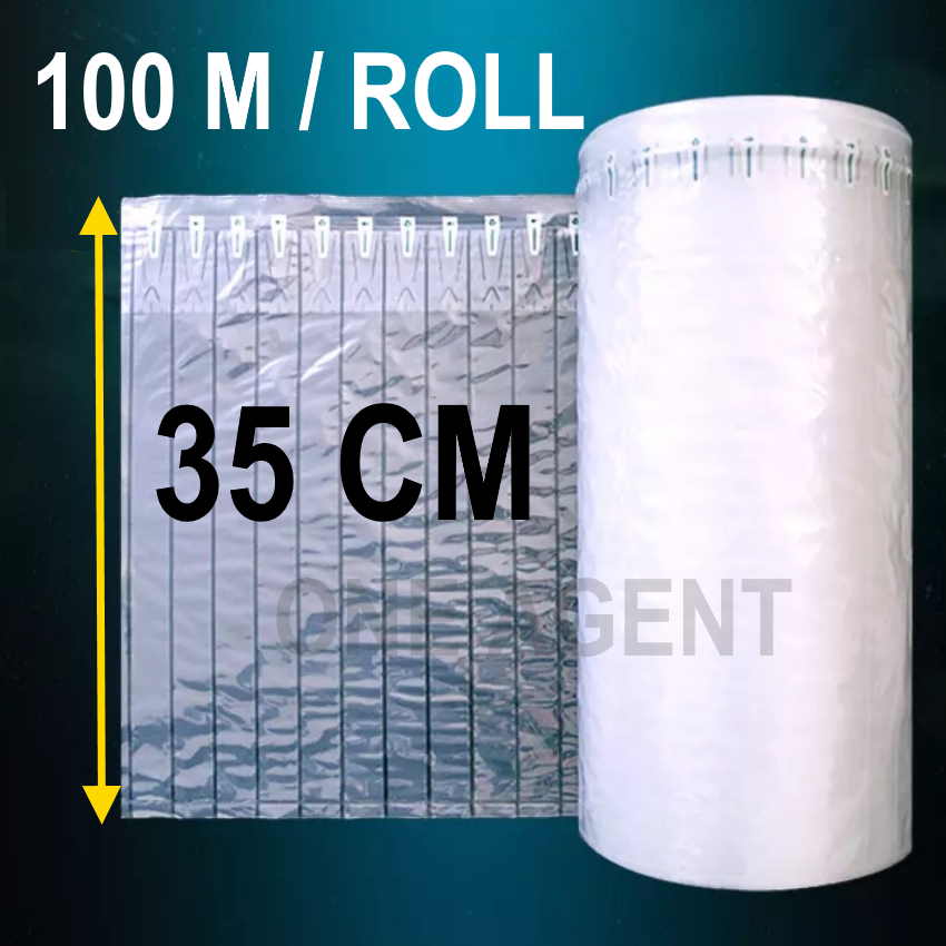100 Meter Inflatable Air Bubble Packaging Wrap Air Packinging Protective Bubble Air Column [MALAYSIA]