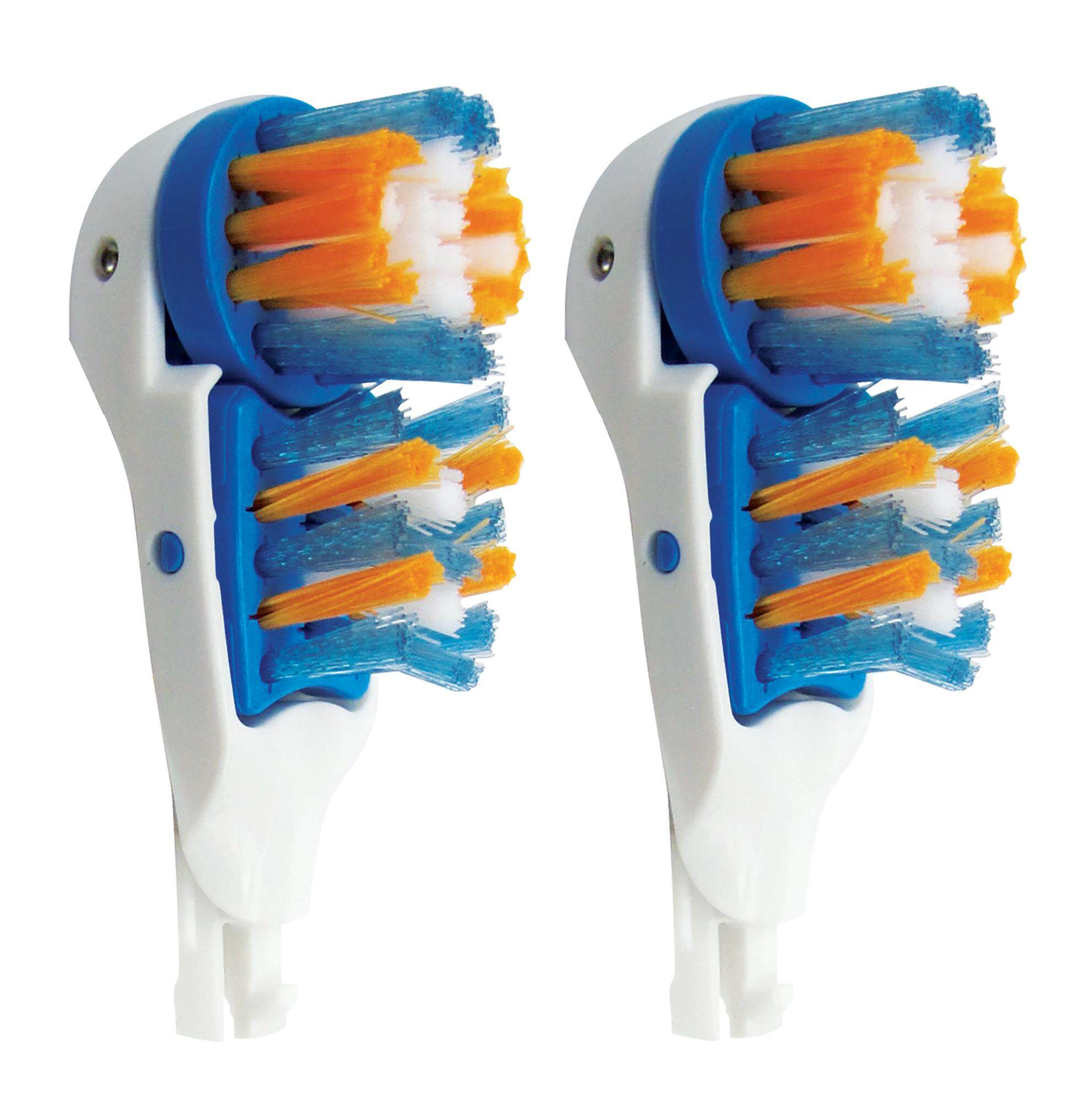 6 packs of OralB CrossAction Power Whitening Brush Head Set Only