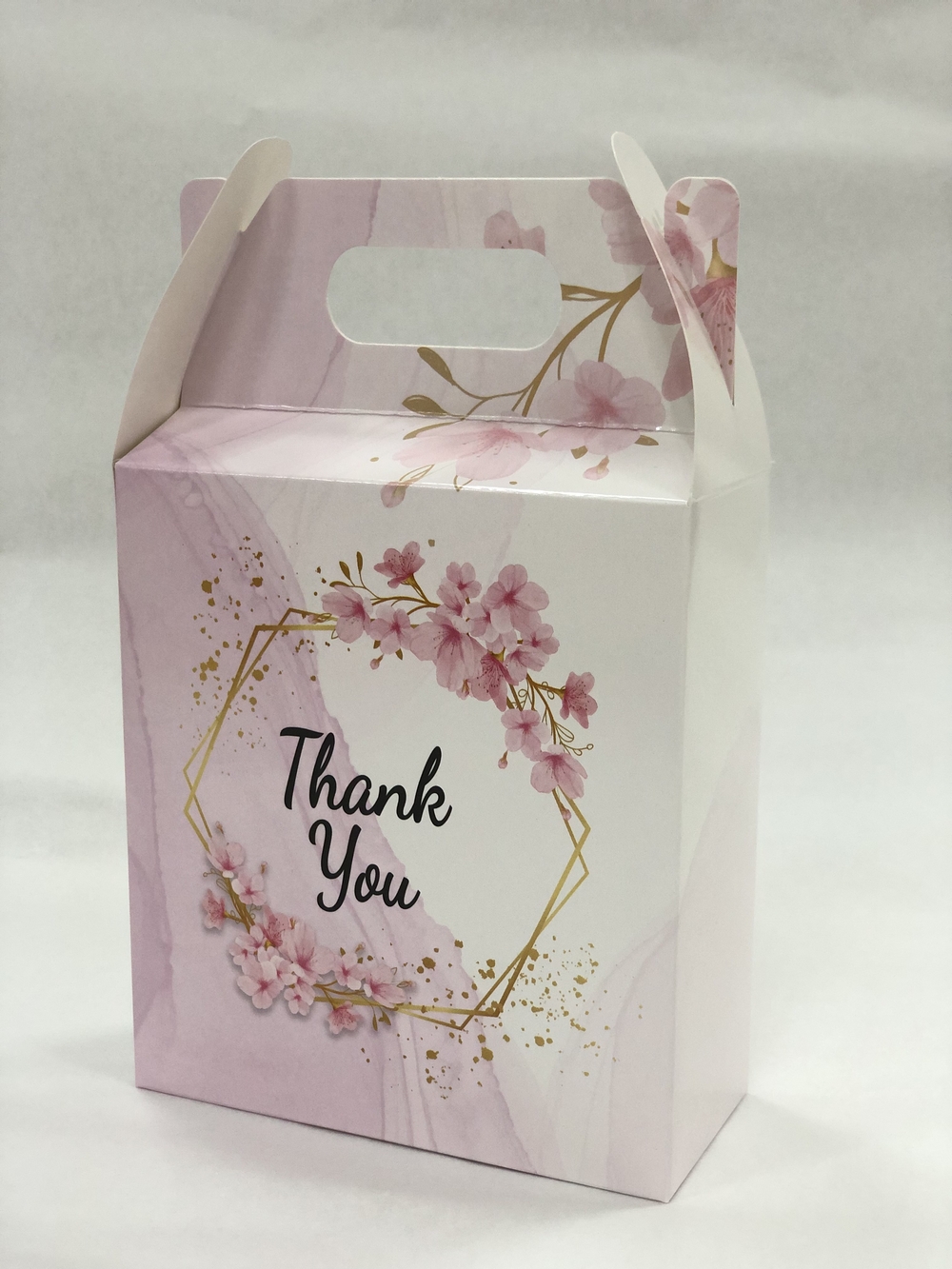 [100pcs] Doorgift Box | Wedding Box | Goodies Box | Kotak Kahwin | Gift Box | Kotak Bahulu Floral Flower Printed Thank You