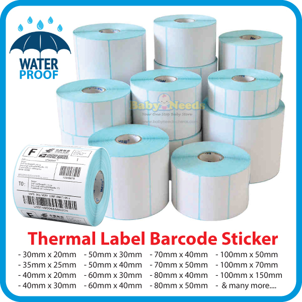 FLEXMARK Thermal Sticker AWB Shipping Label Barcode Paper Printer Roll A6 100x150x80x70x60x50x40x35x30x25x20 20 x 25 x 30 x 35 40 50 60 70 80 100 150