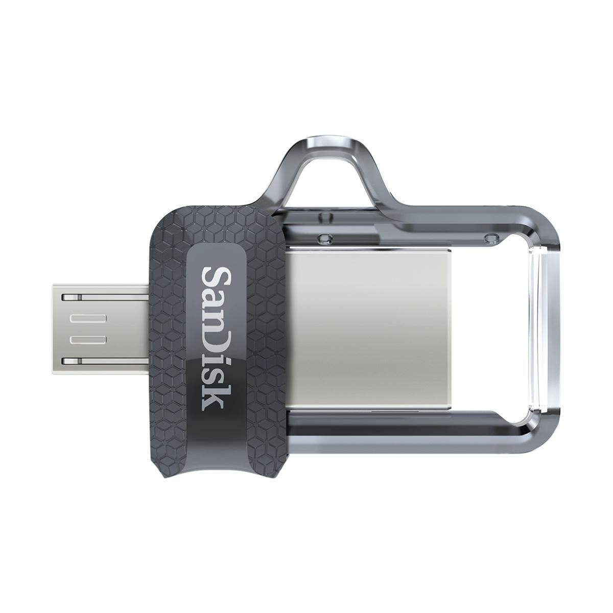 SanDisk Ultra Dual Drive M3.0 OTG USB 3.0 and Micro-USB Flash Drive (up to 150 MB/s) - 256GB / 128GB / 64GB / 32GB / 16GB