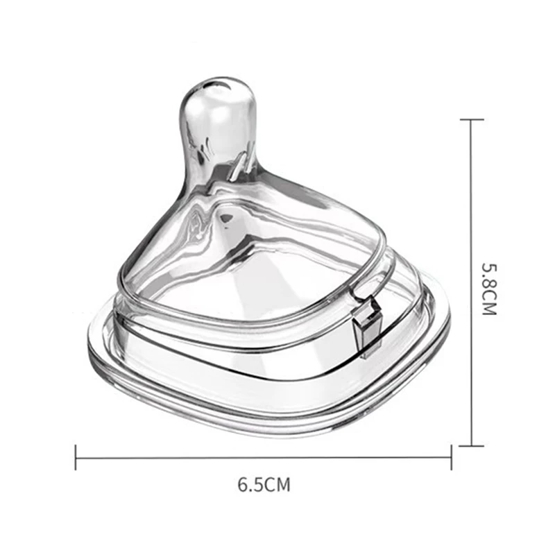 Hegen Puting Hagen Teat Baby Pacifier Puting Susu Hegen Wideneck Baby Square Nipple
