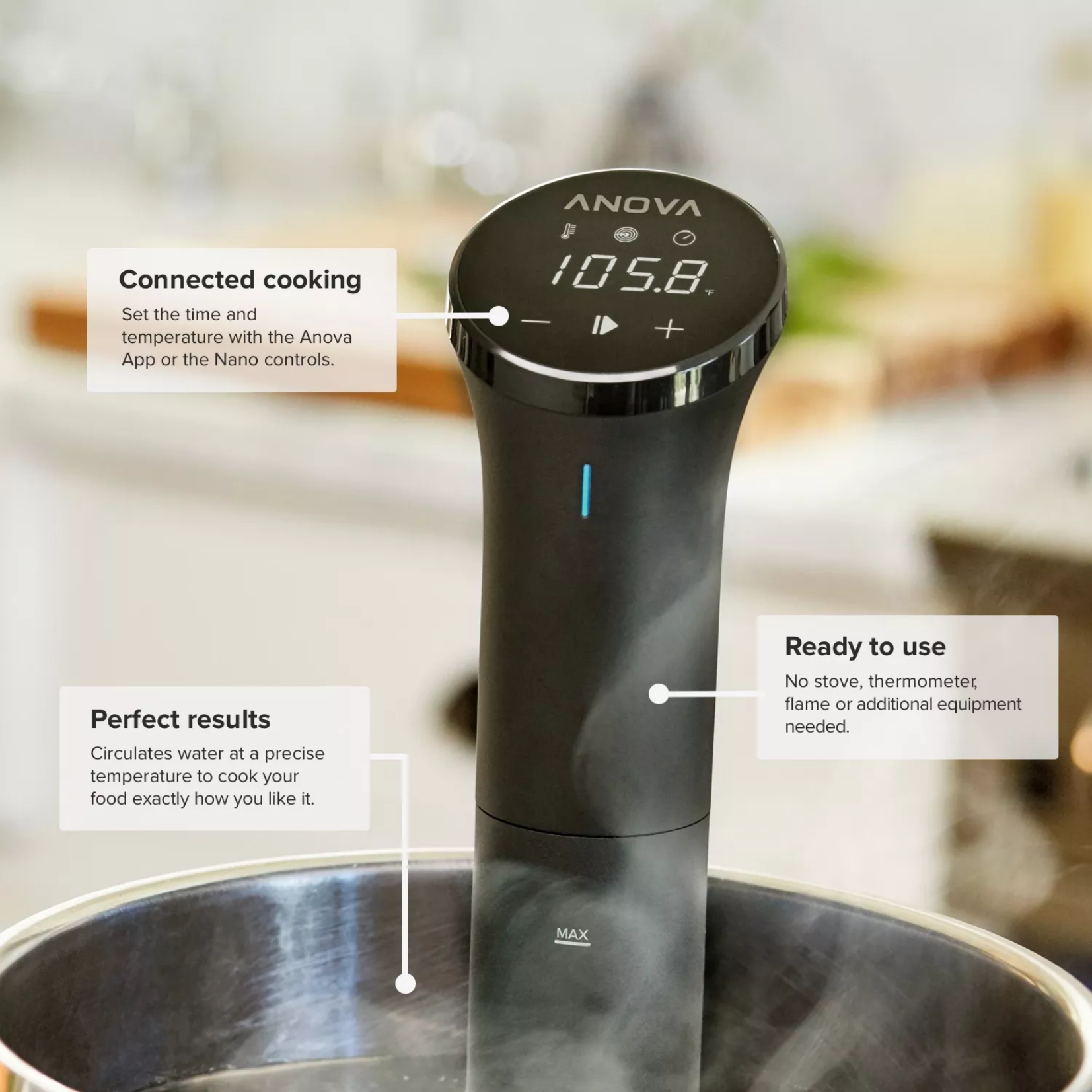 Anova Precision Cooker Nano AN400 | Cook Like A Pro | Perfect Results Everytime | Ready To Use