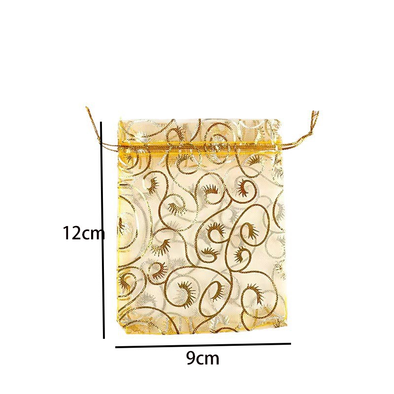 20/100pcs Organza Candy Gift Packing Bags Bow Gauze Bag Jewelry Gifts Pouches Drawstring pouch Beg Gula-gula Perkahwinan