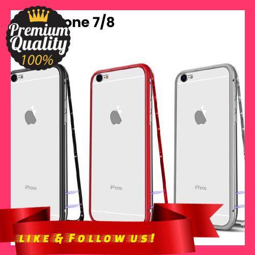 People\'s Choice [ Local Ready Stock ] iOS 7/8 Magnetic Adsorption Metal Case Cover 360