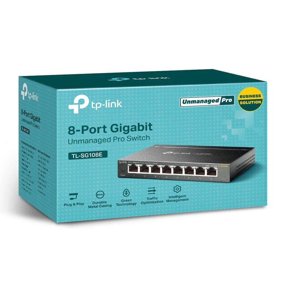 TP-Link GGB 8-Port Easy Smart Switch (TL-SG108E)