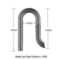 CHIHIROS METAL JET PIPE AQUARIUM STAINLESS STEEL INFLOW AND OUTFLOW