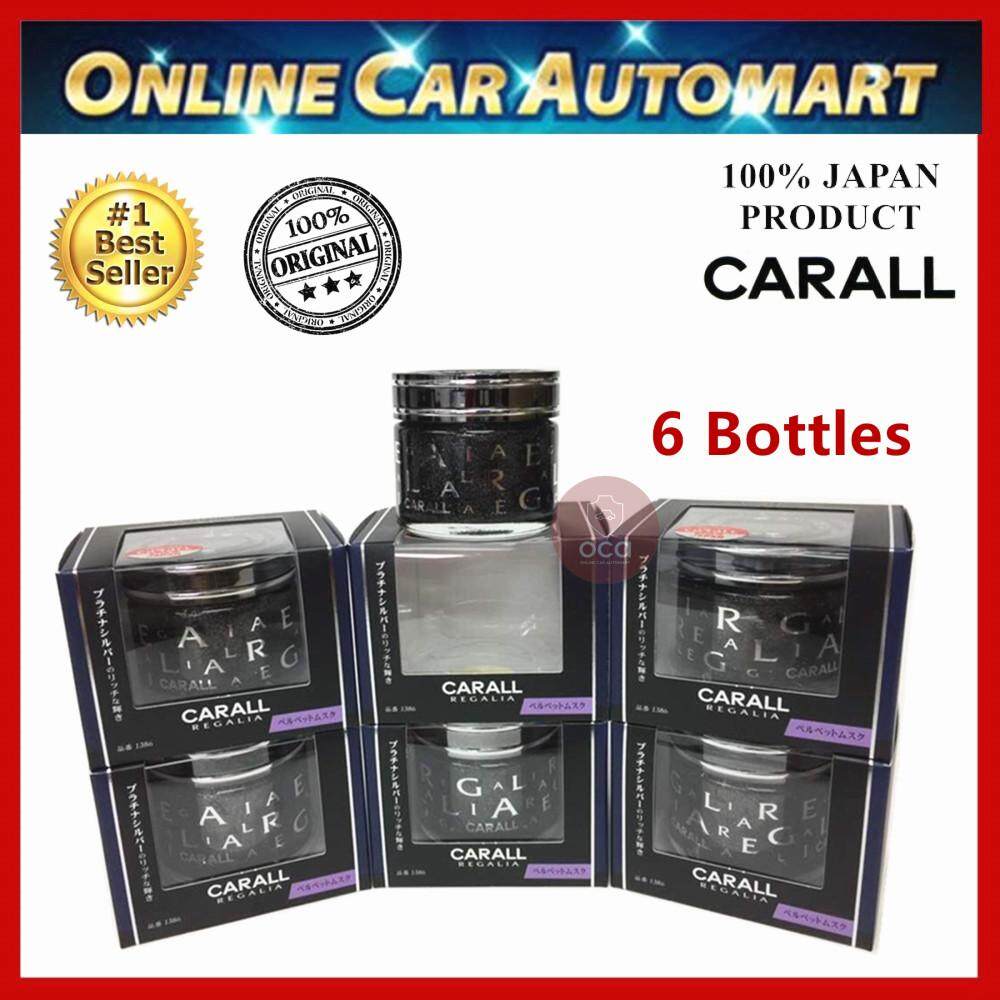6 X Bottle Carall Regalia Enrich 1386 Velvet Musk Car Air Freshener Perfume-65ml (Genuine Made In Japan)