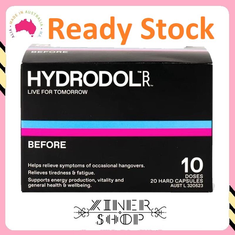 [Import From Australia] [Ready Stock EXP Date: 12/2021] 解酒片 Hydrodol Before Handover Relief 10 Dose (From Australia)