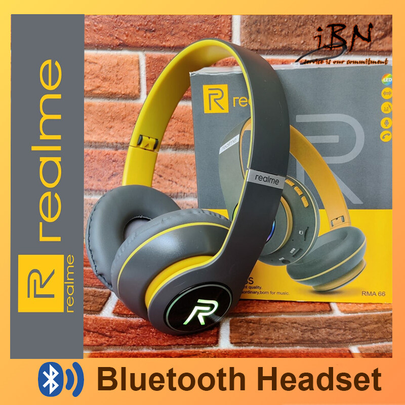 REALME Headset RMA66 Bluetooth Wireless Earphone Earbuds RMA-66