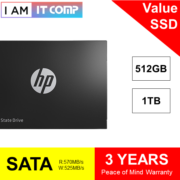 HP S700 PRO 2.5\'+String.fromCharCode(34)+\' SATA III 6.0Gb/s 3D NAND Internal Solid State Drive ( 512GB / 1TB ) - ( SSD )