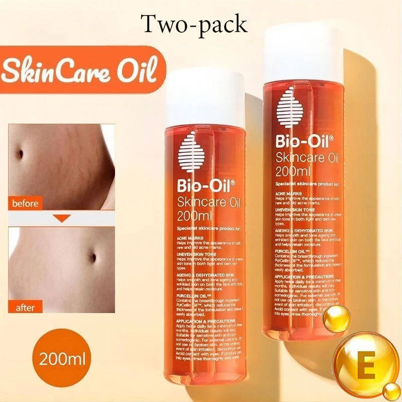 Bio-Oil Stretch Mark Oil 200ml - Fading marks preventing stretch marks safe and non-toxic suitable for pregnant women