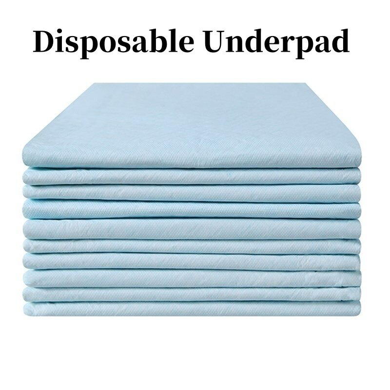 80/100PCS Disposable Underpad Adult Incontinence Pad Super Absorbent Breathable Elderly Patient Diapers Pad Penjagaan Warga Emas