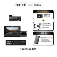[NEW] 70mai T800 3-Channel Dashcam Dual 4K Resolution + HDR | 4G Connectivity | Built-in GPS & AI Parking Surveillance